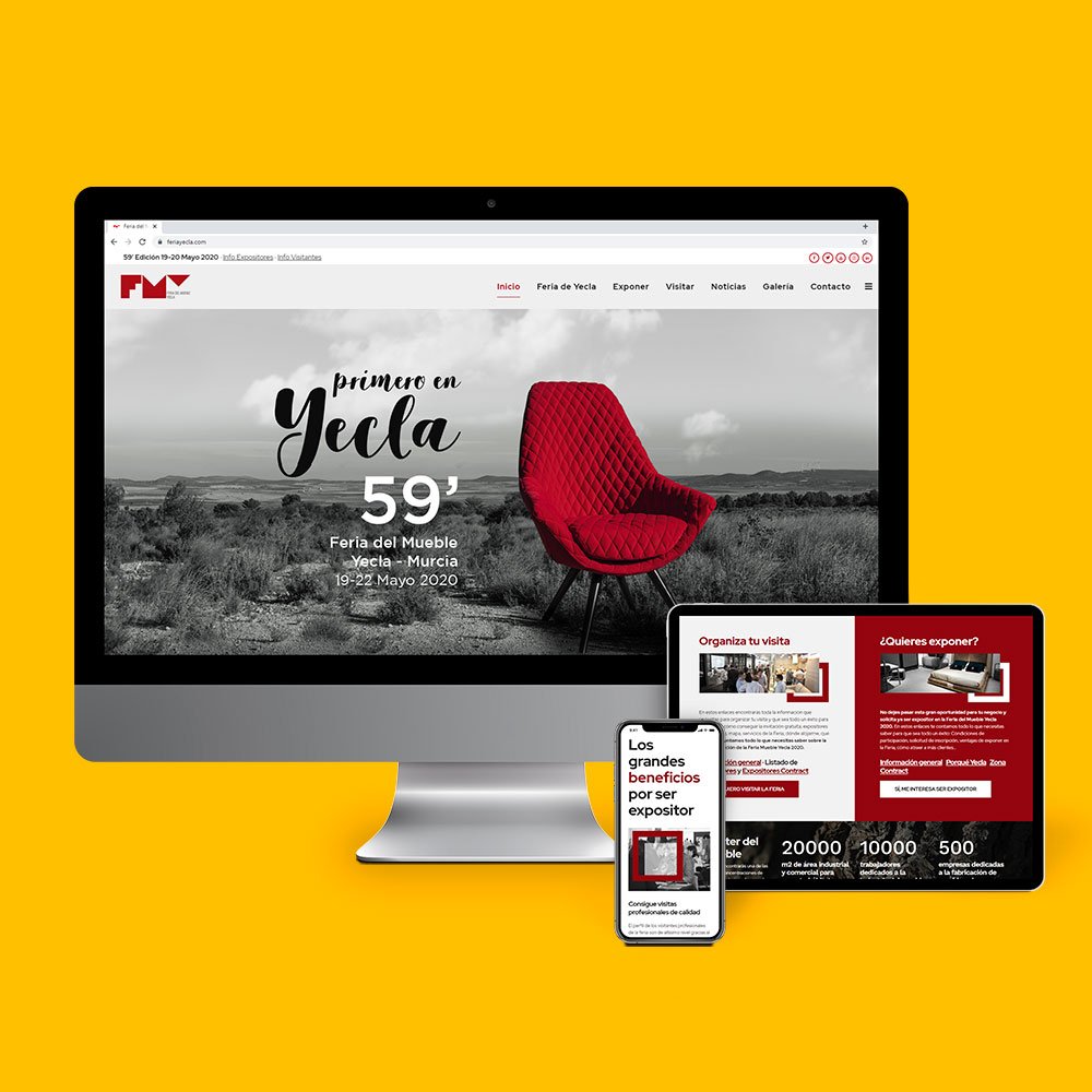 Diseño de web para la Feria de Yecla